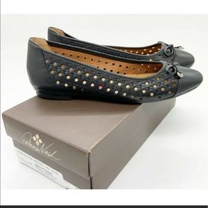 Patricia Nash Black Leather Pump Ballet Size 7 NEW.
